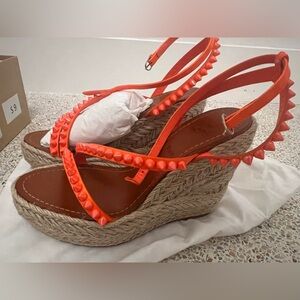 Christian Louboutin Mafaldina Zeppa 120 size 37